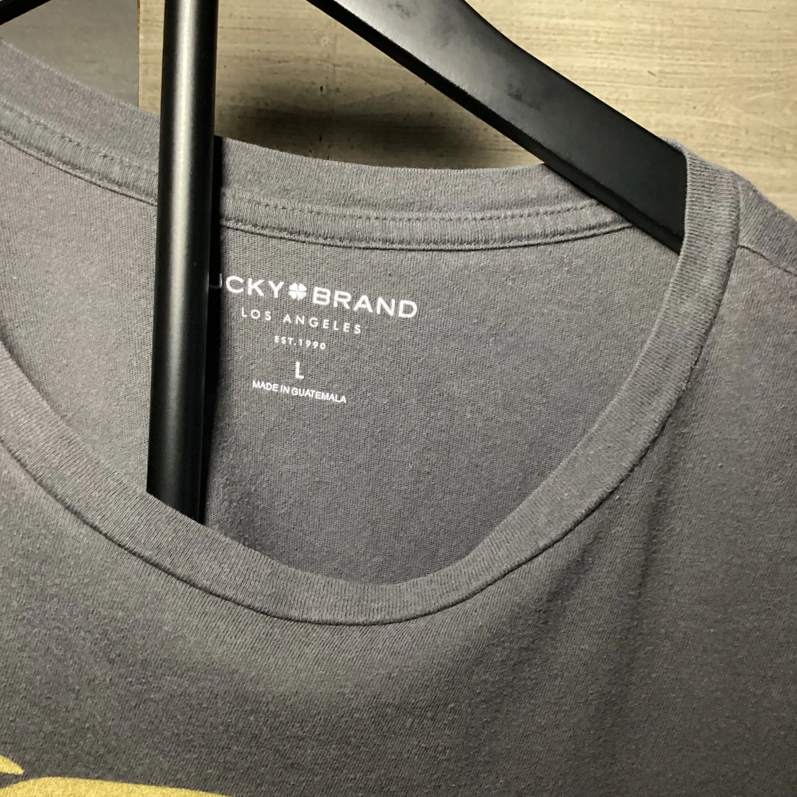 Lucky Brand WOMANS LA LA Sunset Tee Black Size Large 100% Cotton - Image 2