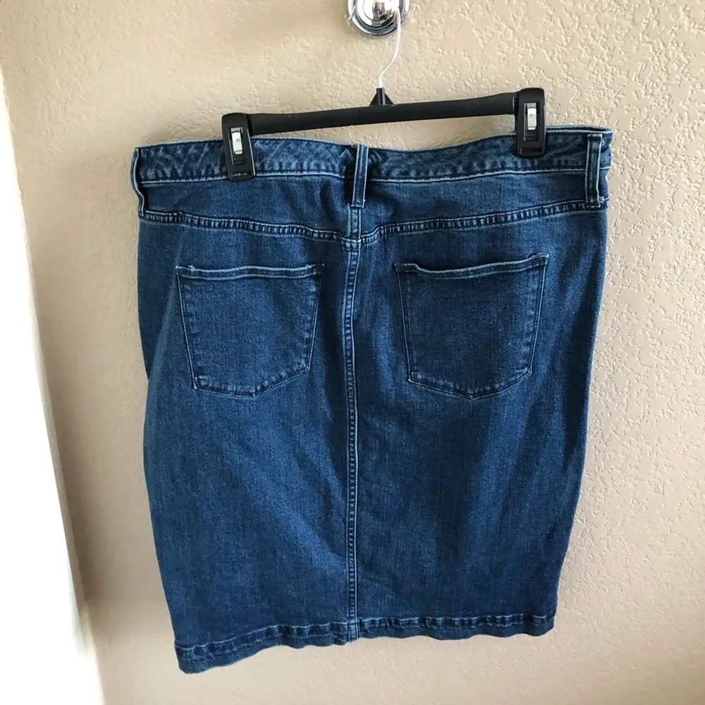 Plus Size Jean Skirt - Image 5