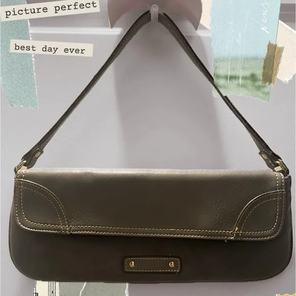 Satchel Gray Purse Excel. Cond. - Image 2