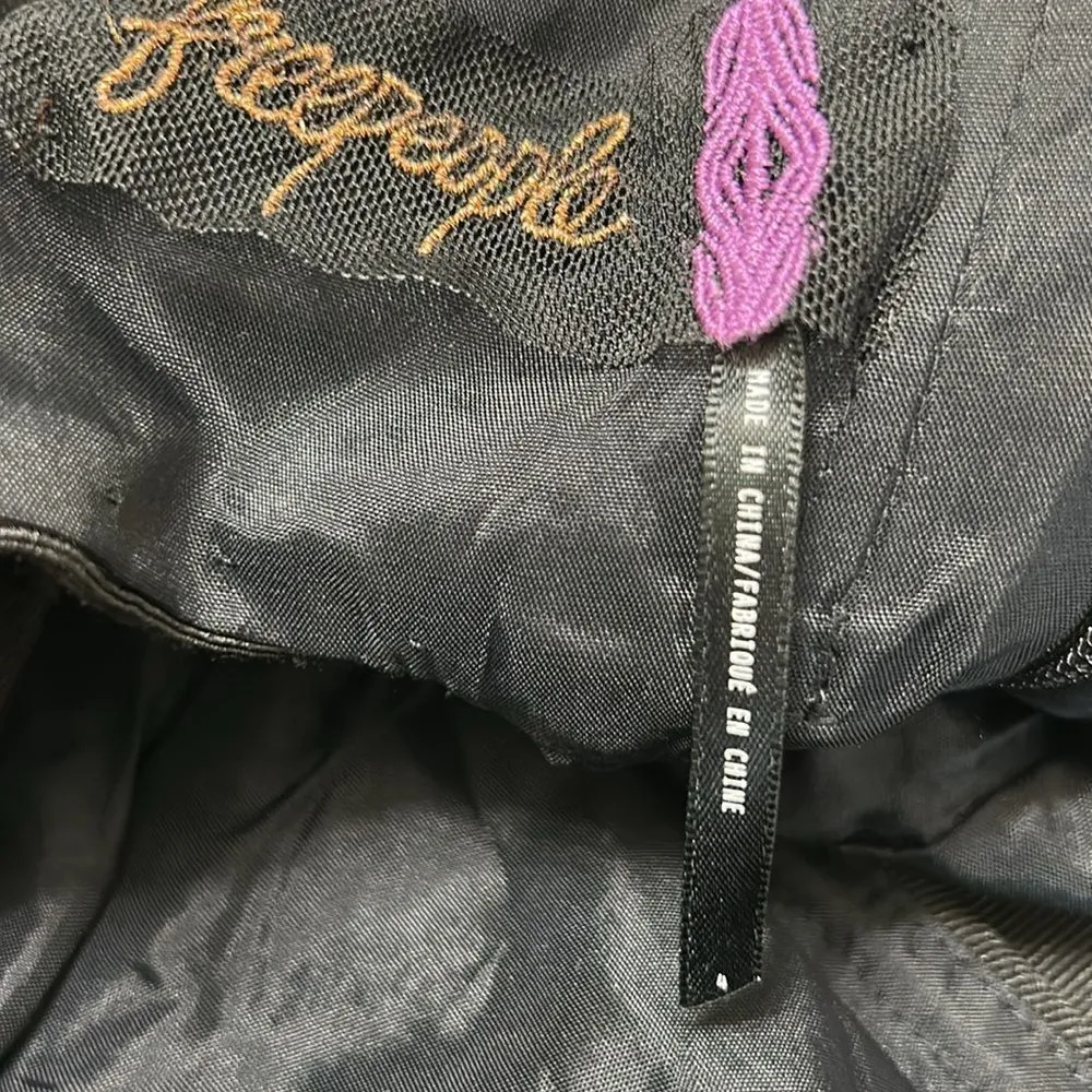 Free people Black Strapless Mini Dress(Size 4) - Image 6