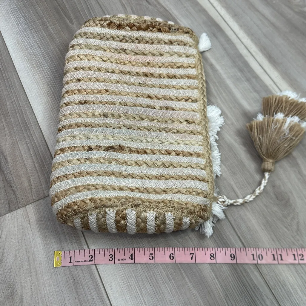 Shiraleah mare straw tassel clutch bag - Image 8