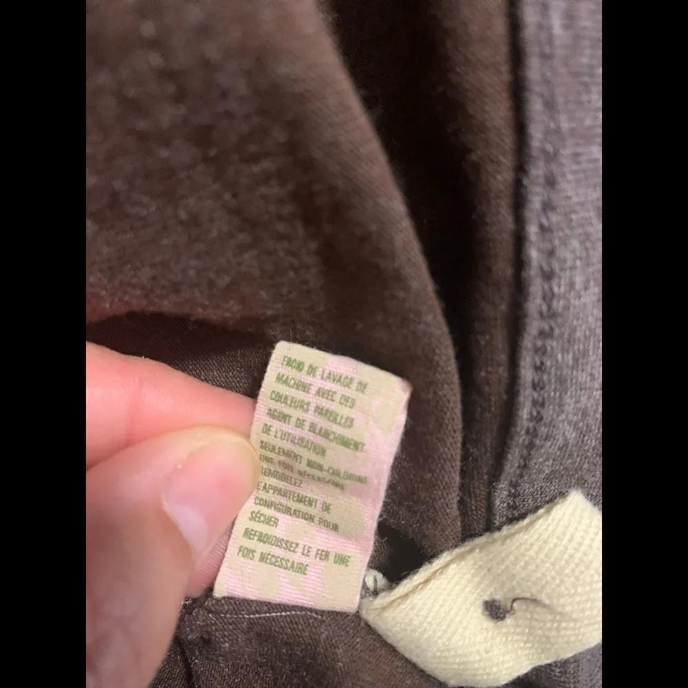 Free People Brown Tunic Shirt dress size L‎ - Image 8