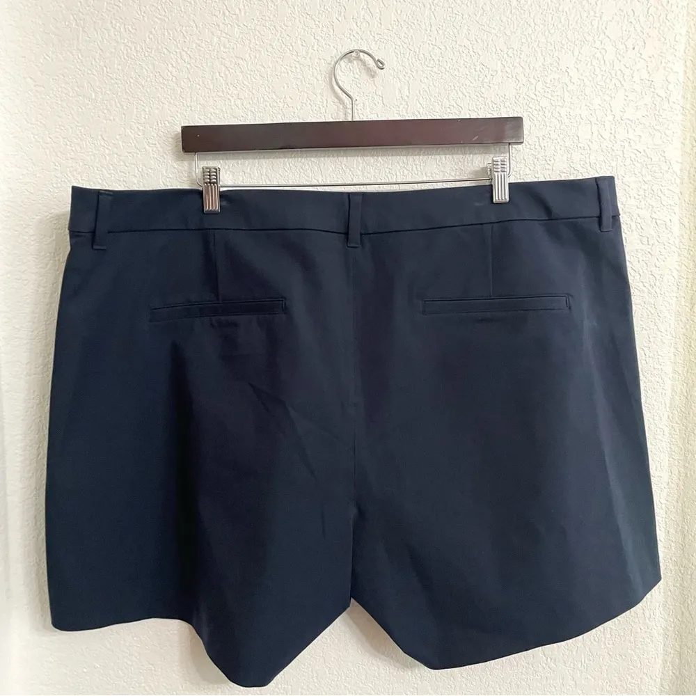 Old Navy Womens Shorts Navy Blue High Rise Pixie Stretch Classic Plus Size 24 - Image 2