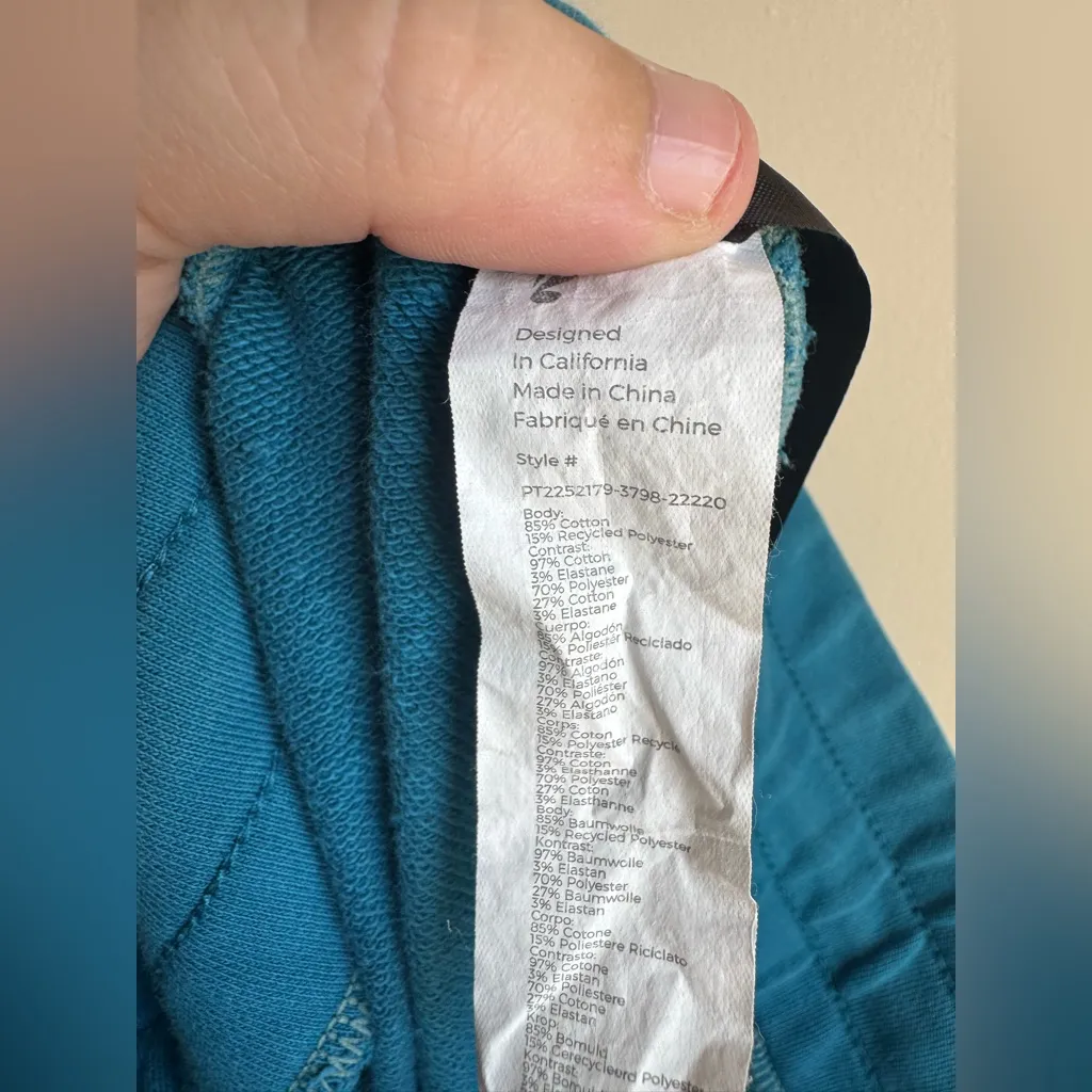 Fabletics Blue Sweatpants Joggers Ankle Size XS - Image 9