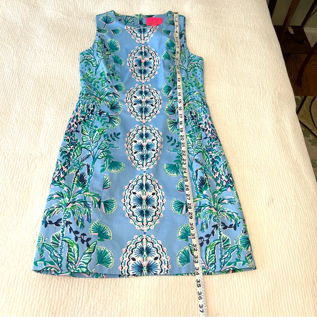 LILLY PULITZER Mila Shift Frenchie Blue size 2 - Image 8