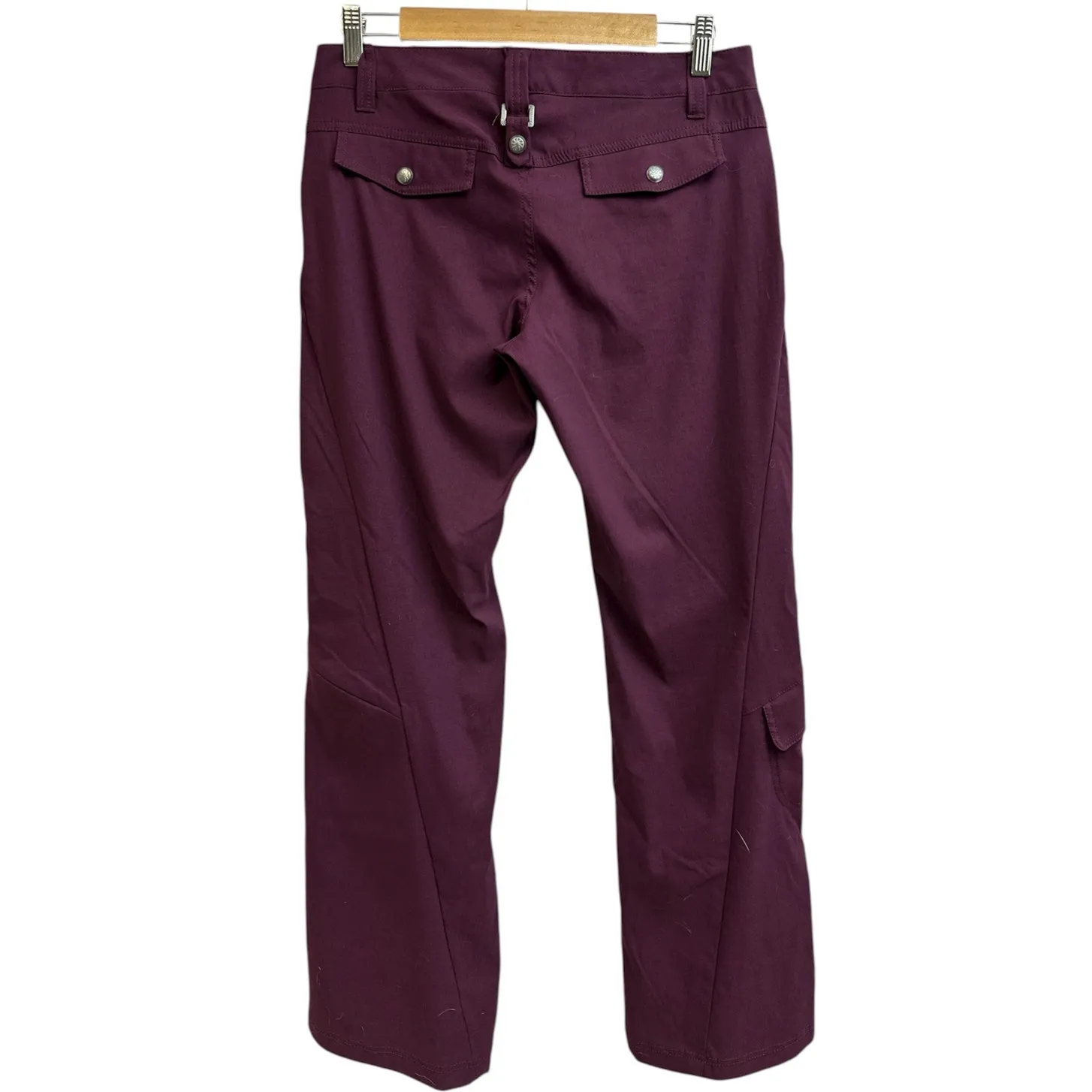 Athleta Deep Purple Dipper Low Rise Outdoor Hiking Cargo Pants Size 4 - Image 4
