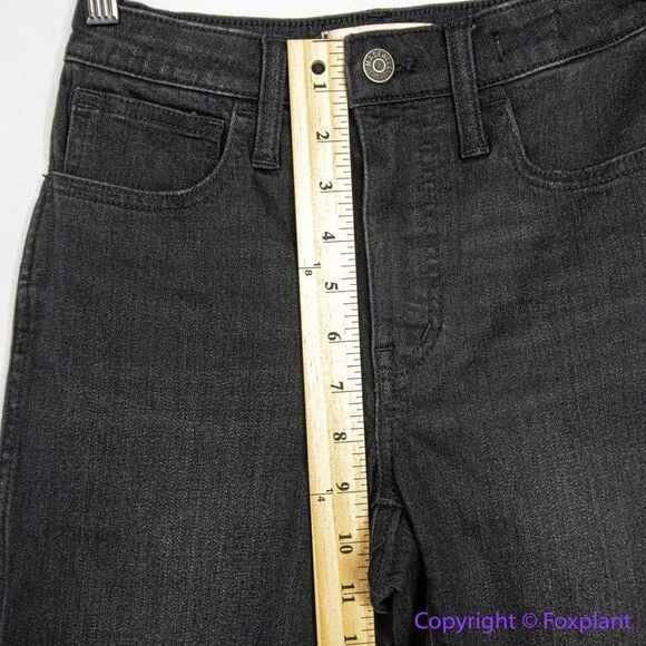 NEW Madewell Petite Curvy High-Rise Slim Straight Jeans in Richgrove‎ Wash, 25P - Image 6