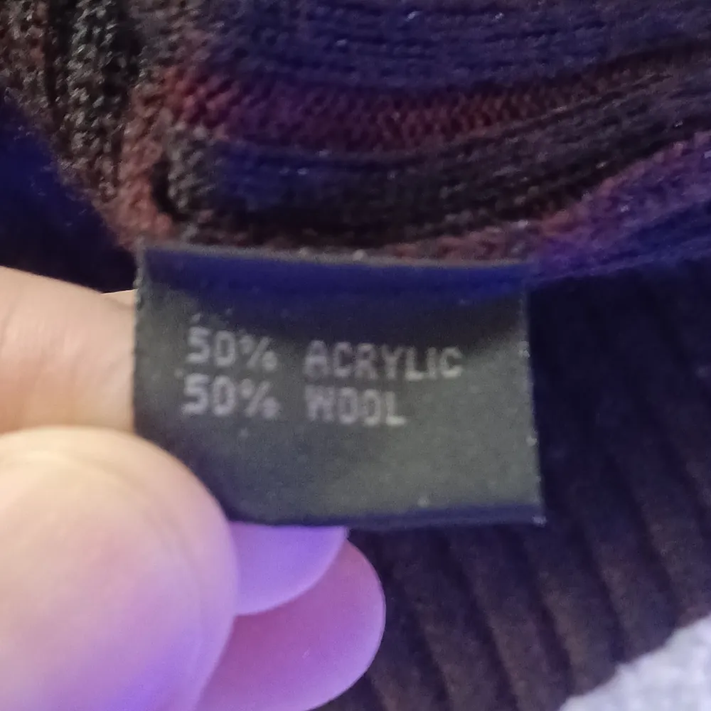 Animale Long Sleeve Sweater Women's Small Wool Blend Dark Burgundy Knit Plus 2X Red - Image 5