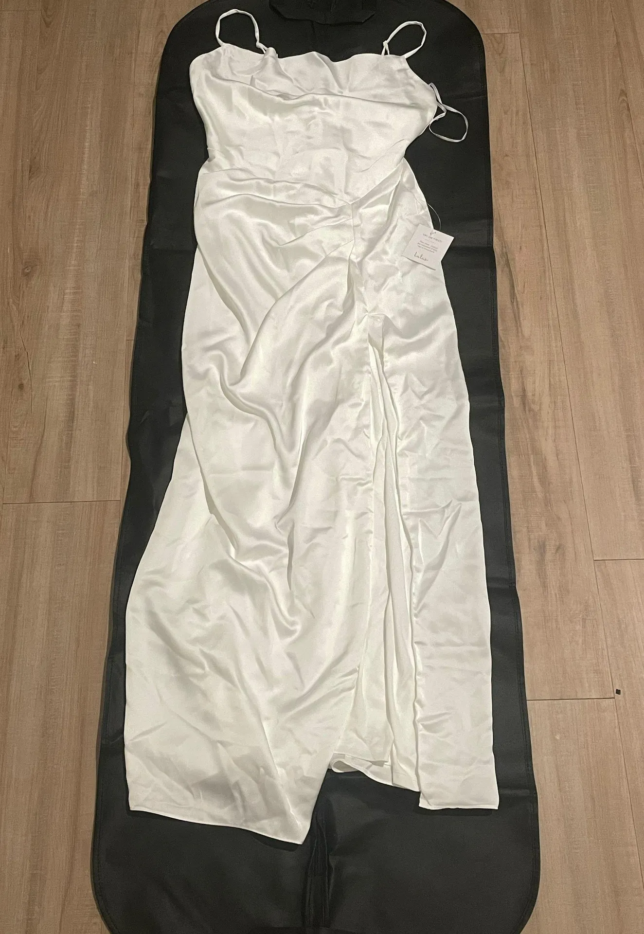 White Satin Dress - Image 5