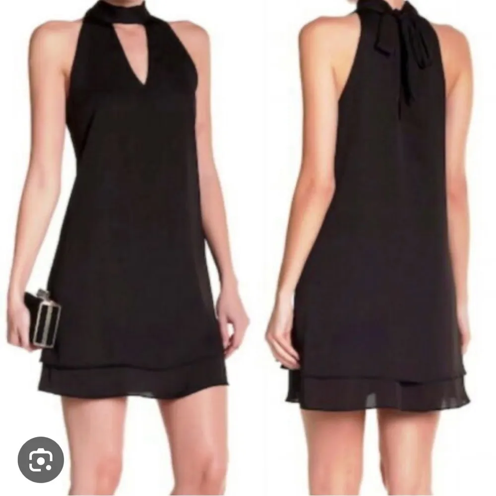 Meghan‎ Los Angeles Black Retro Sleeveless Dress Witchy Whimsigoth LBD - Image 2