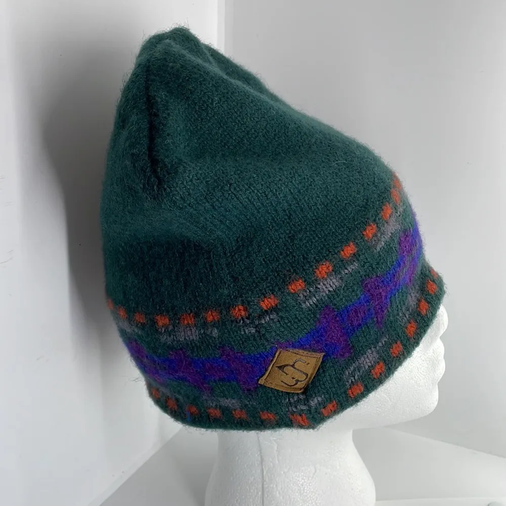 Merkley Headgear Vintage Wool Beanie Green - Image 3