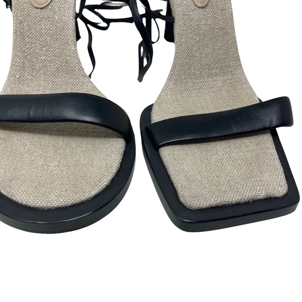 Jacquemus Lace-Up Gladiator Square around Mixed-Toe Sandals sz 40 US 9 - Image 4