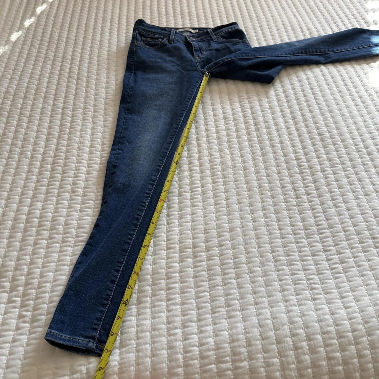 Levi’s 710 Super Skinny Blue Jeans Women’s Sz 25 Levi Strauss - Image 3