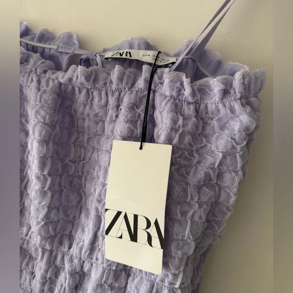 NEW!  Purple Smocked Tank Top - Image 3