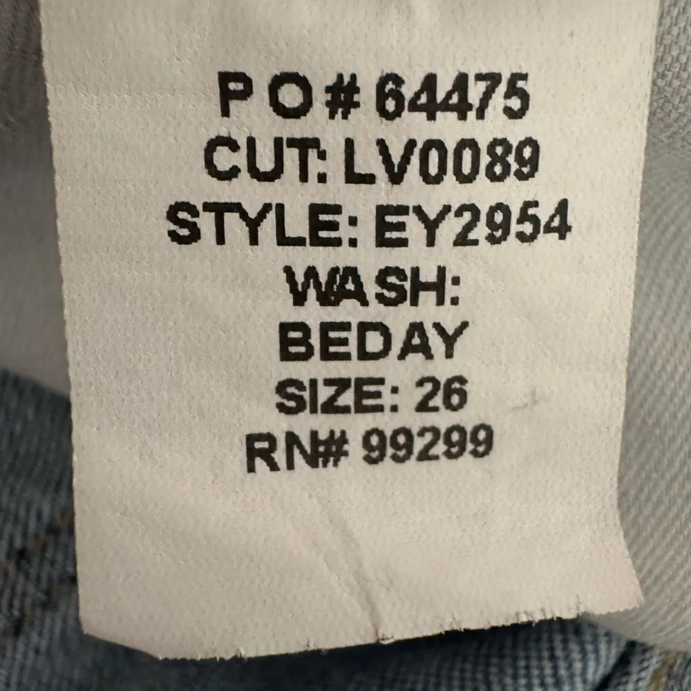 Level 99 Sienna Tomboy Fit Distressed Jeans in Beday Wash Size 26 Blue - Image 17