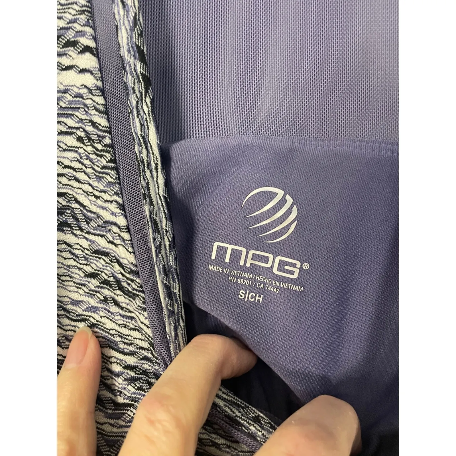 MPG Sport Dress Size S Athletic Tennis Golf Athleisure Purple Black White - Image 4