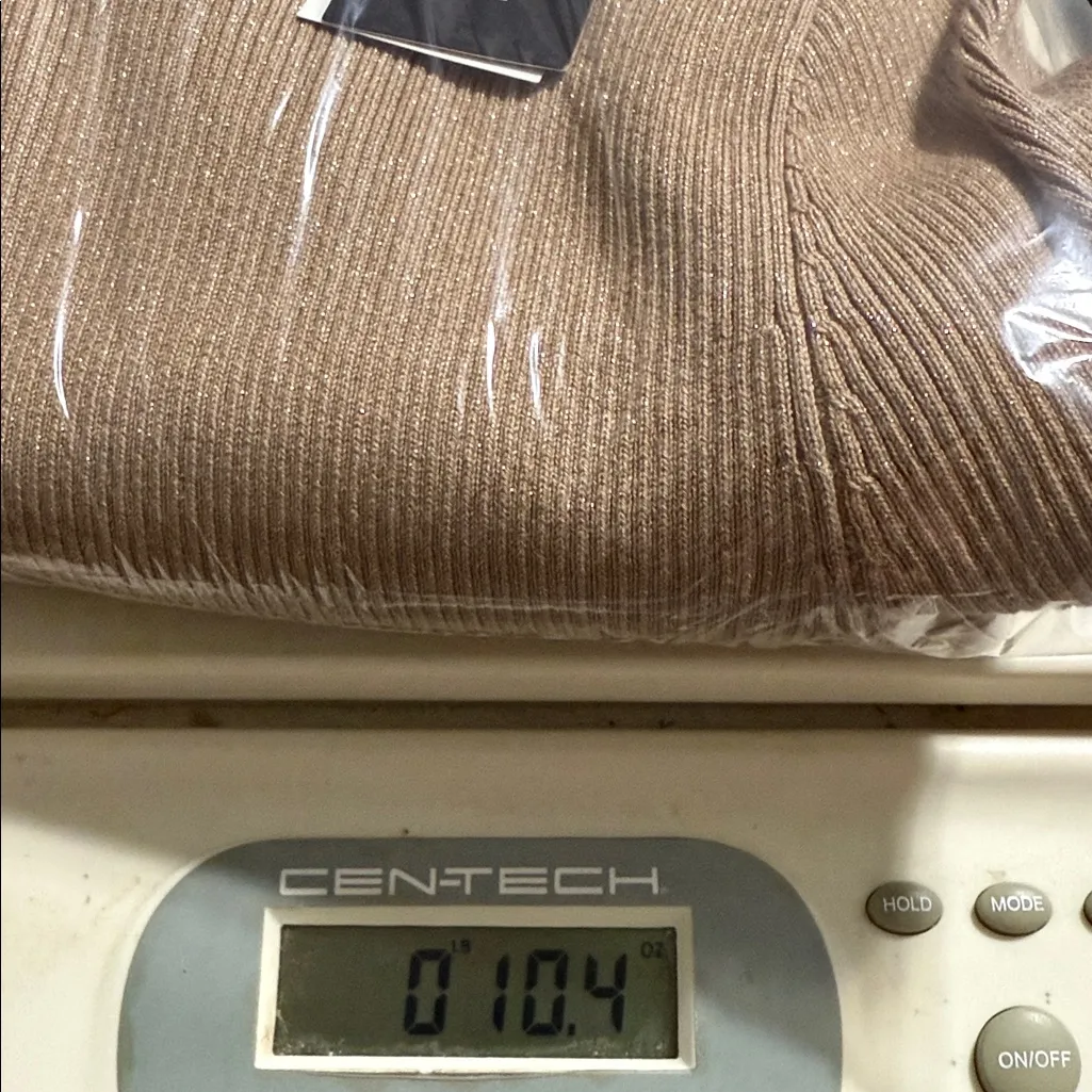 Black Label LAUREN RALPH LAUREN women’s petite small gold ribbed turtleneck nwt - Image 11