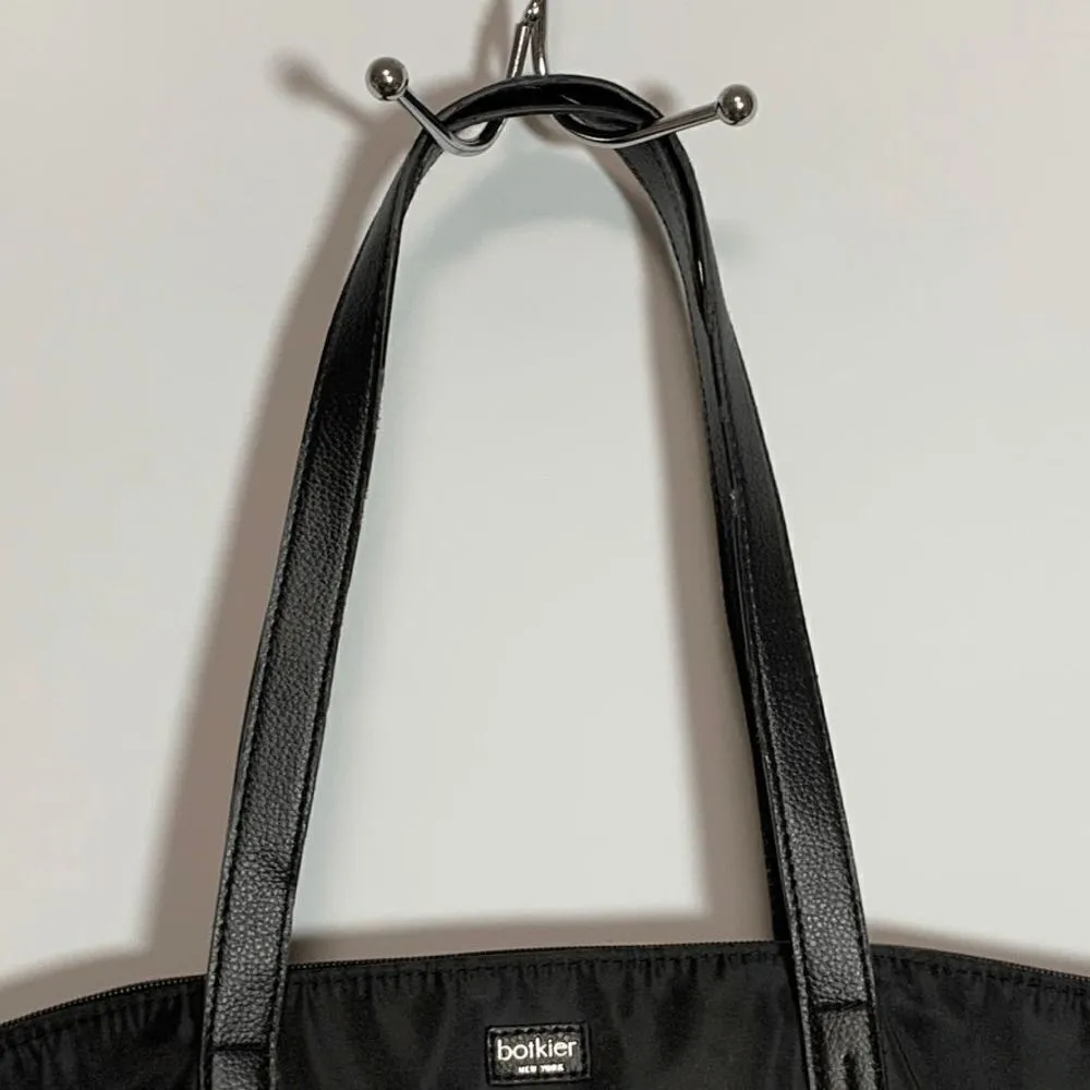 Botkier New York Bond Tote Bag Carry All Shoulder Handbag Nylon Oversized Black - Image 2