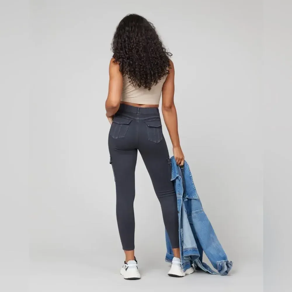 NWT SPANX Stretch Twill Ankle Cargo Pant Size Medium‎ - Image 4