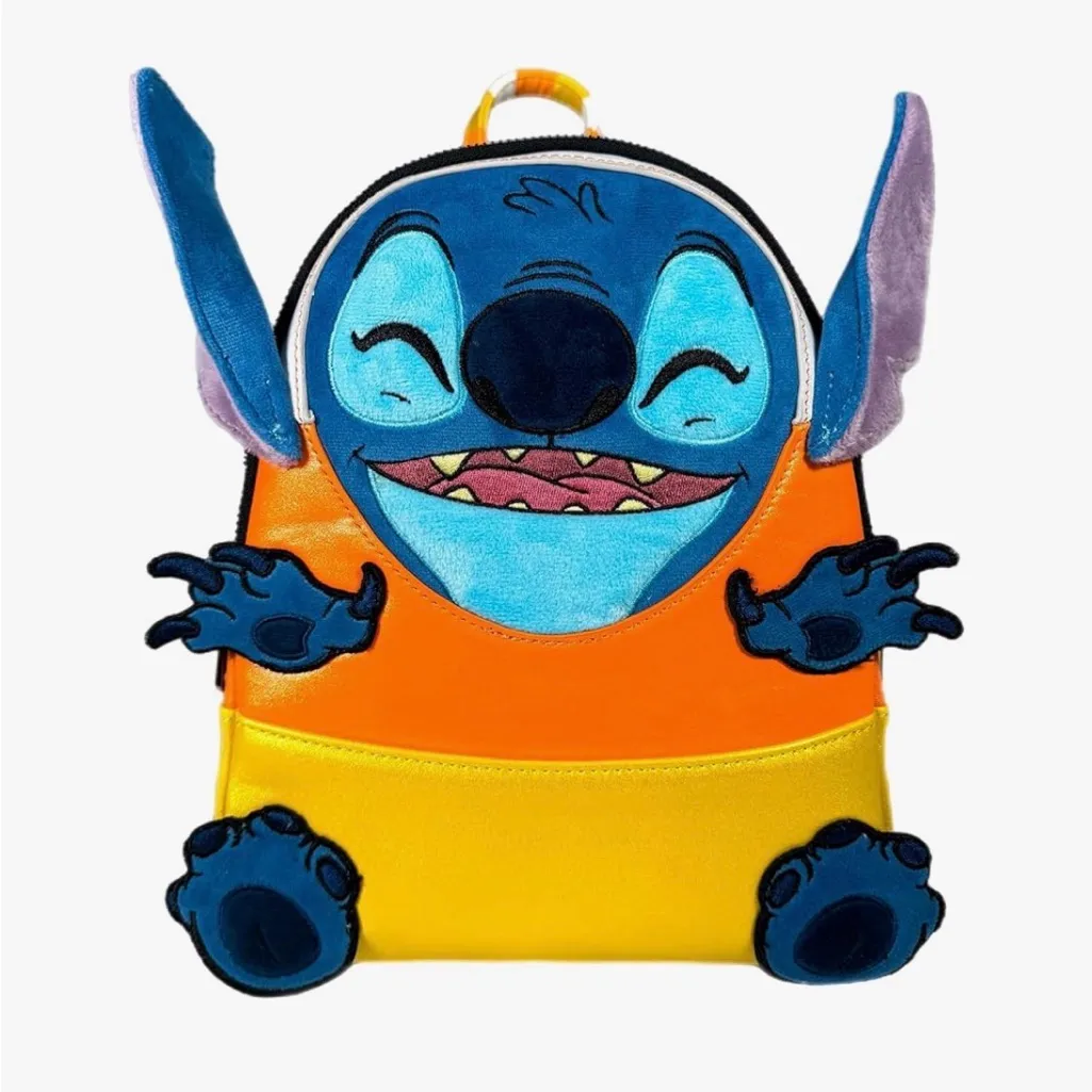 New Loungefly Disney Lilo and Stitch Candy Corn Custome Stitch mini backpack bag - Image 1
