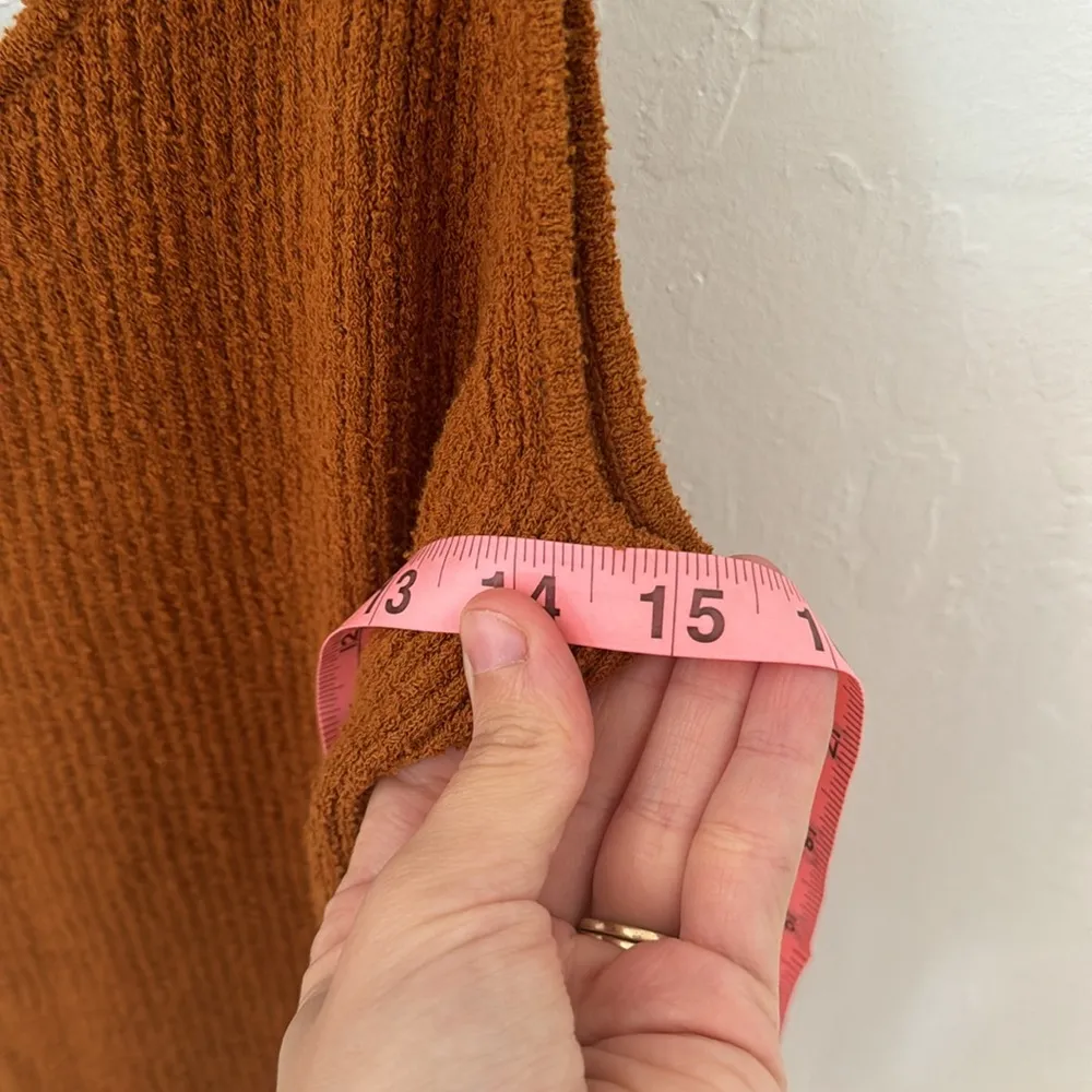 Madewell Kingston Button Front Texture Thread Sweater Tank XS - Image 7