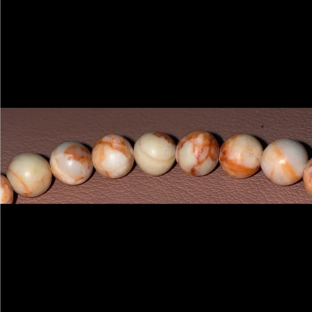 Natural Powder Dragon Pulse Jade Stone beads bracelet Handmade with clear style - Image 2