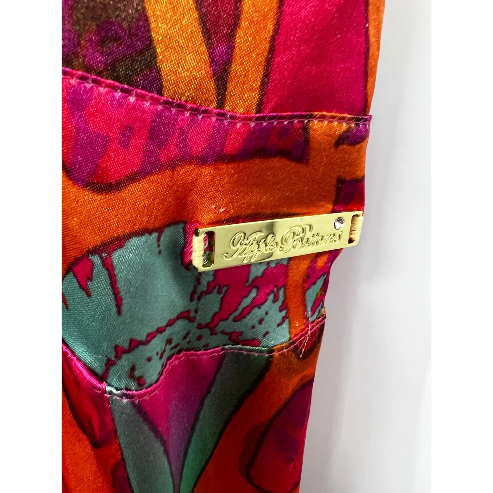 Y2k Apple Bottoms Women's Lightweight Button Front Romper Multicolor‎ Size 11 12 - Image 7