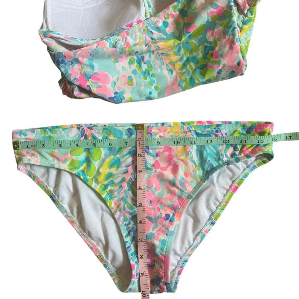 Lilly Pulitzer Catch the Wave Size 8 Bliss Tankini Top and Bottom Beach Tropical - Image 4