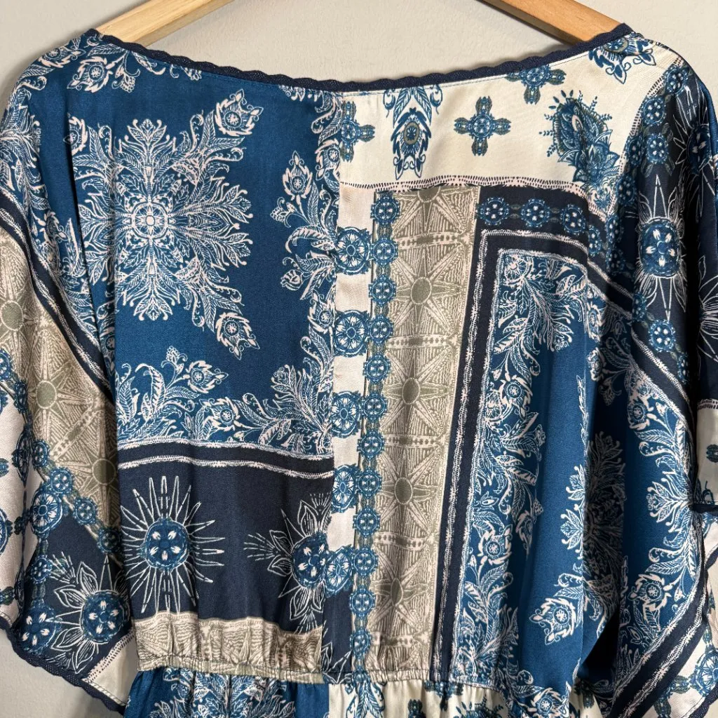 Intimately FP Free People Oasis Romper Women's Medium Blue Silky Loungewear NWOT - Image 12