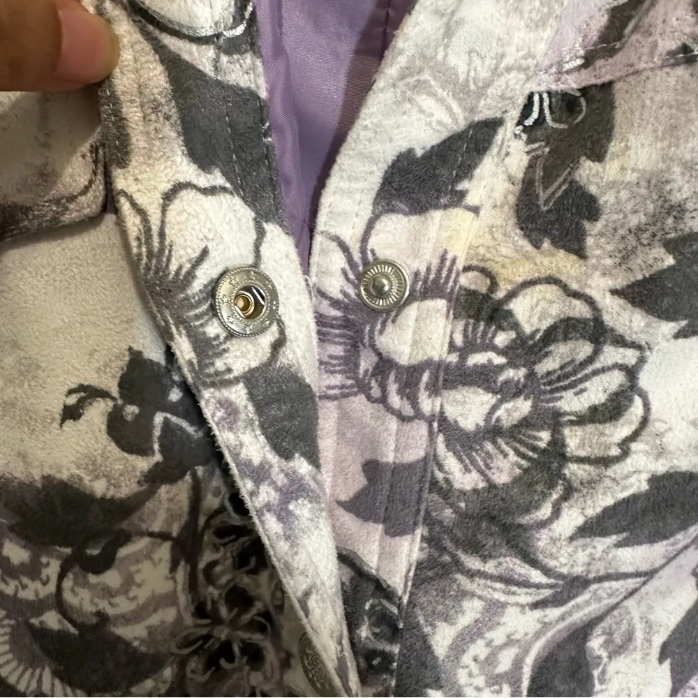 Alfred Dunner Women Jacket Shirt Floral Lightweight size 12 - Image 3