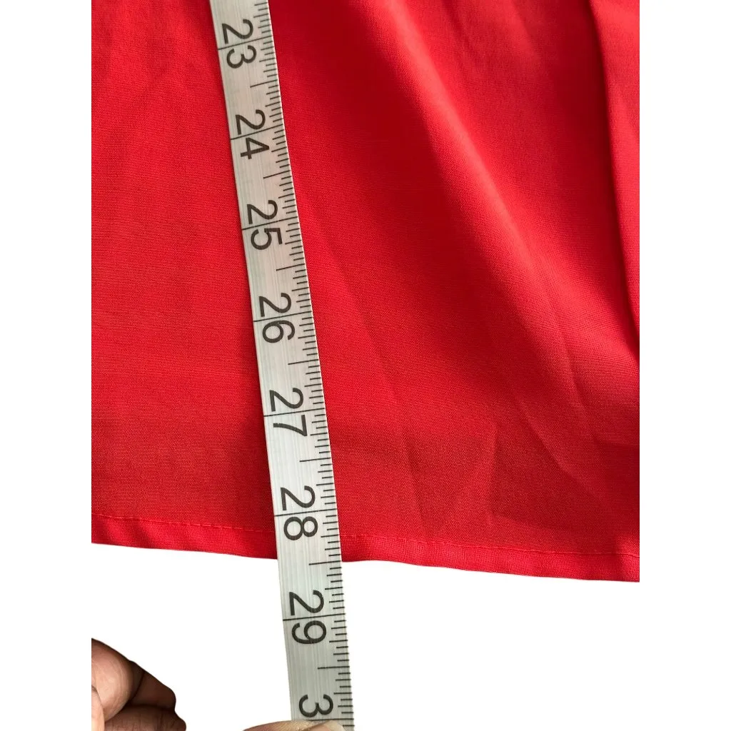 Vintage Christie & Jill Red Blouse Long Sleeve Formal Wear Classic Timeless 16 - Image 9