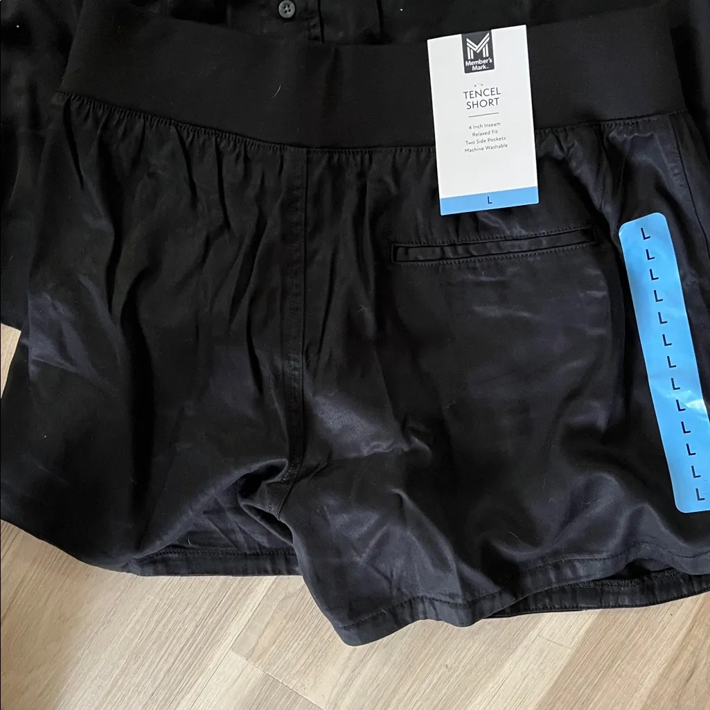 Black Tencel Button - Image 3