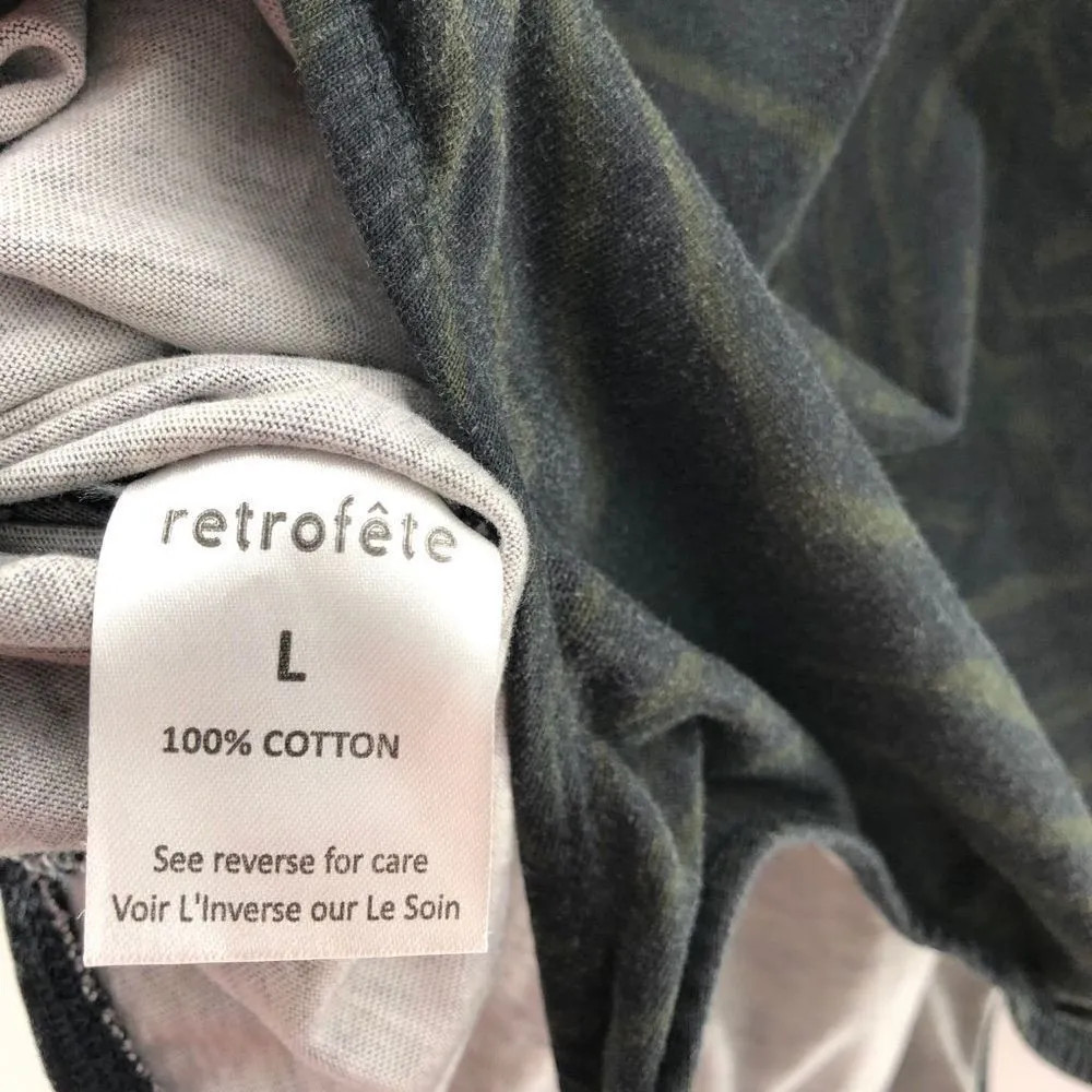 ‎retrofete Zebra Print Tee in Black L - Image 9