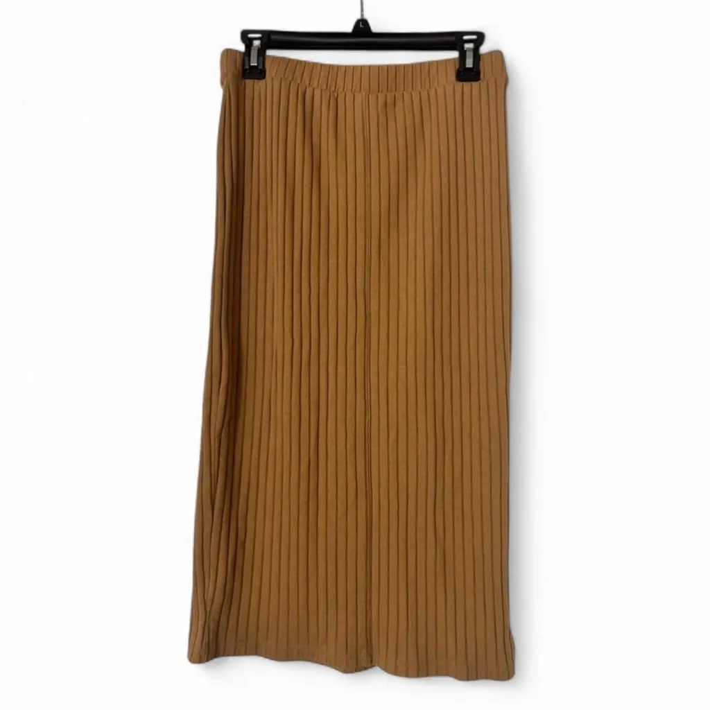 Old Navy • Women’s Ribbed Midi Skirt — Size L - Tan - Image 2