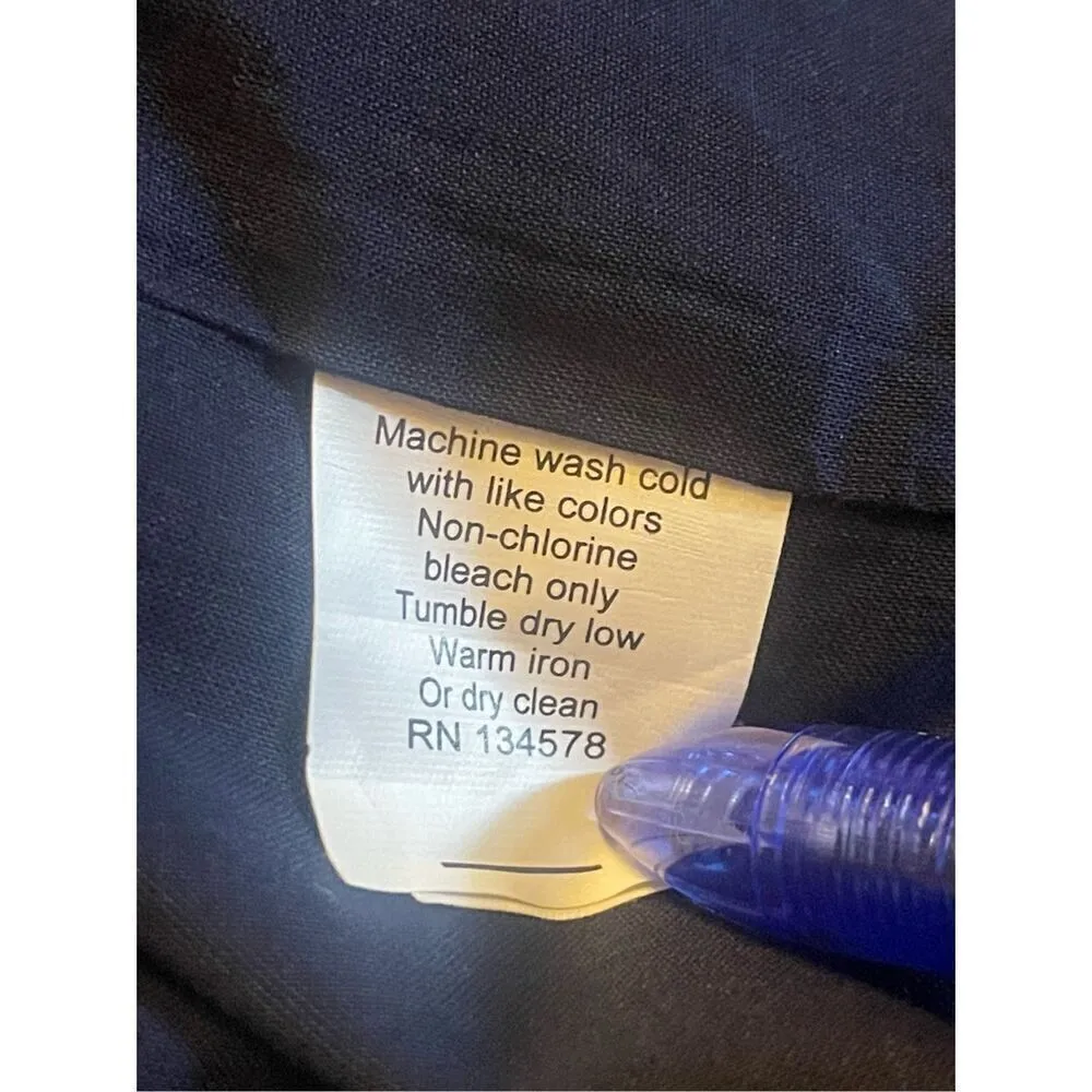 NWT Vineyard Vines Chevron A Line Sleeveless Dress Navy Blue 4 - Image 7