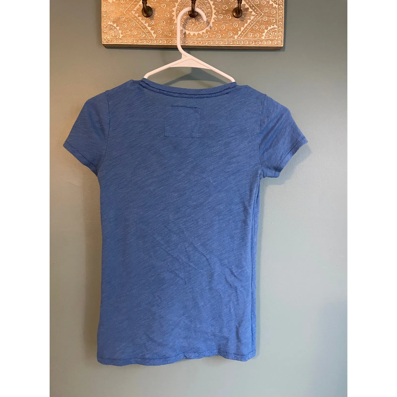 Abercrombie & Fitch 5th Ave Ocean Blue Baby Tee - Image 5