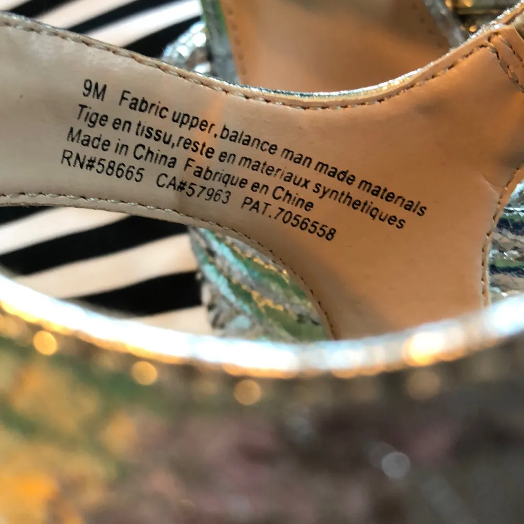 Abound Metallic Silver Heels - Image 4