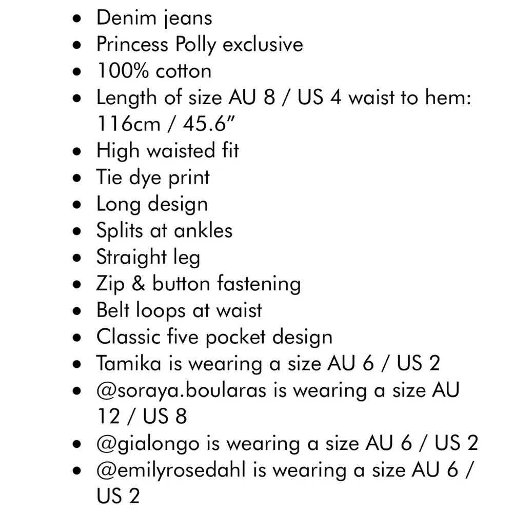 Alabama Jean Tie Dye Denim - Image 6