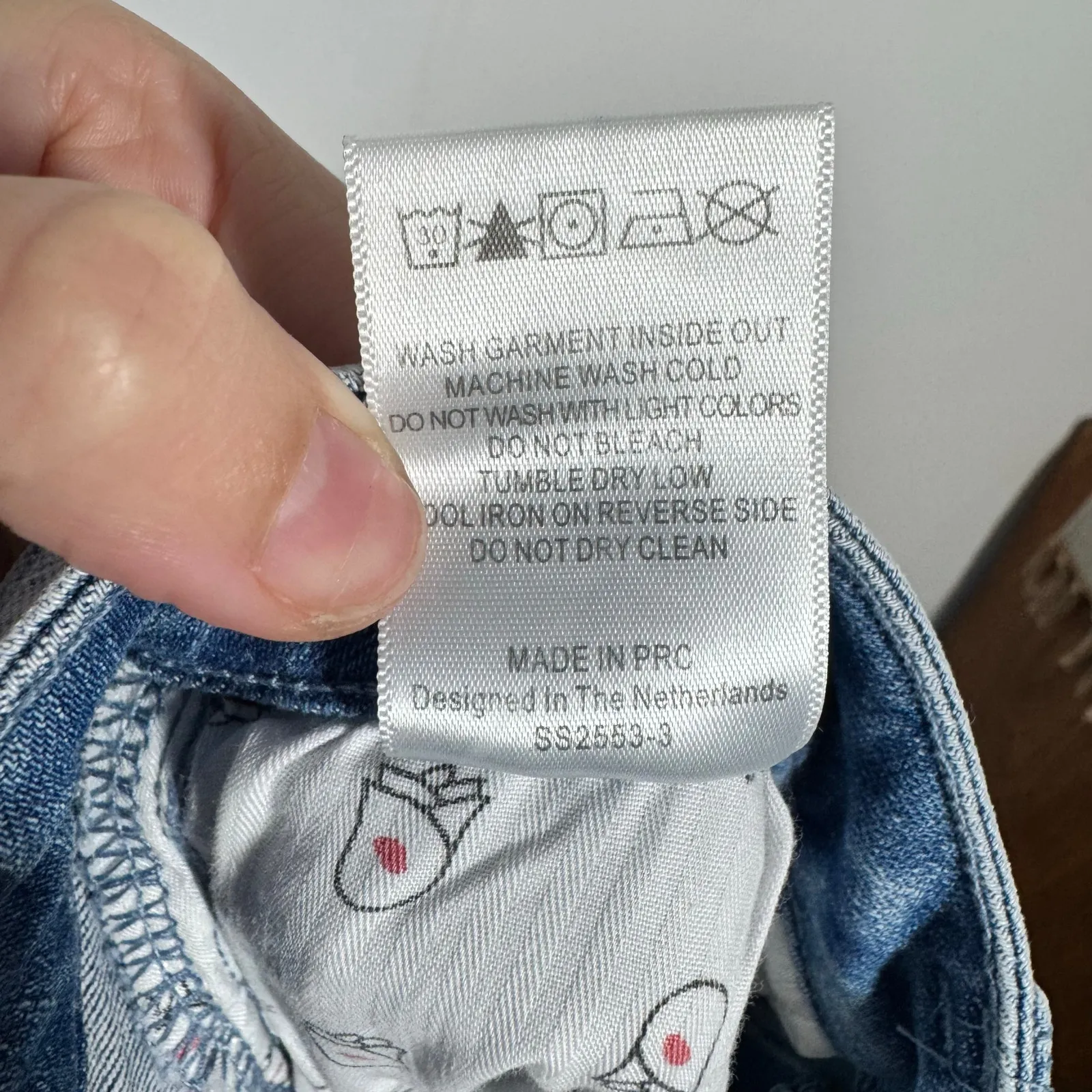 Florez Sophie Stud Jeans Women 28 Cool Blue Light Wash Straight Leg Minimal - Image 5