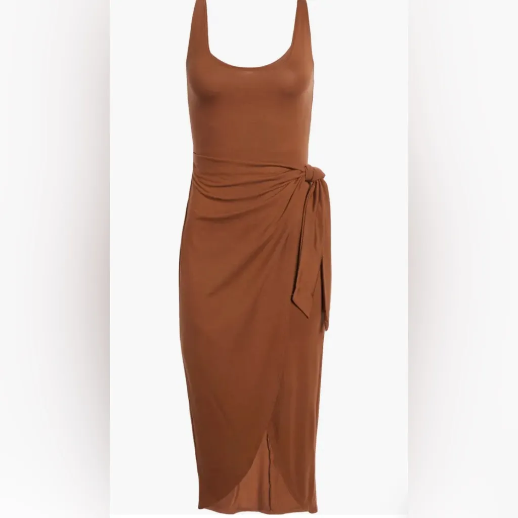Reformation NWT Kaila Wrap Jersey Knit Midi Dress - size small - Image 4