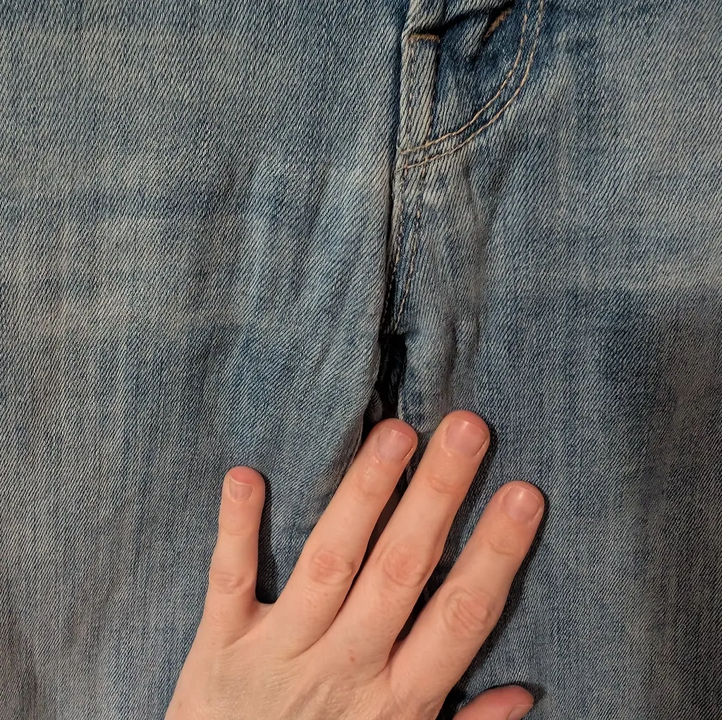 Mother The Looker Cropped Jeans W25 Wash Well Played Blue Size 25 - Image 12