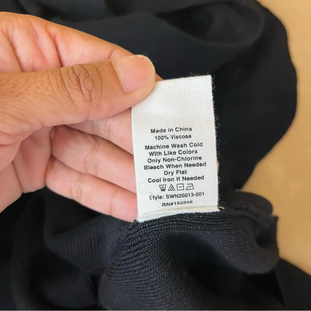 Avec Les Filles Black Ruffle Sweater - Image 7