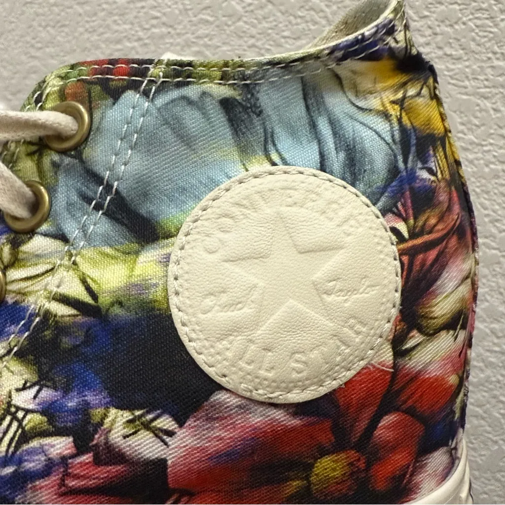 CONVERSE 547195C Chuck Taylor All Star Lux Hi Floral Hidden Heel Wedge Women 7.5 - Image 13