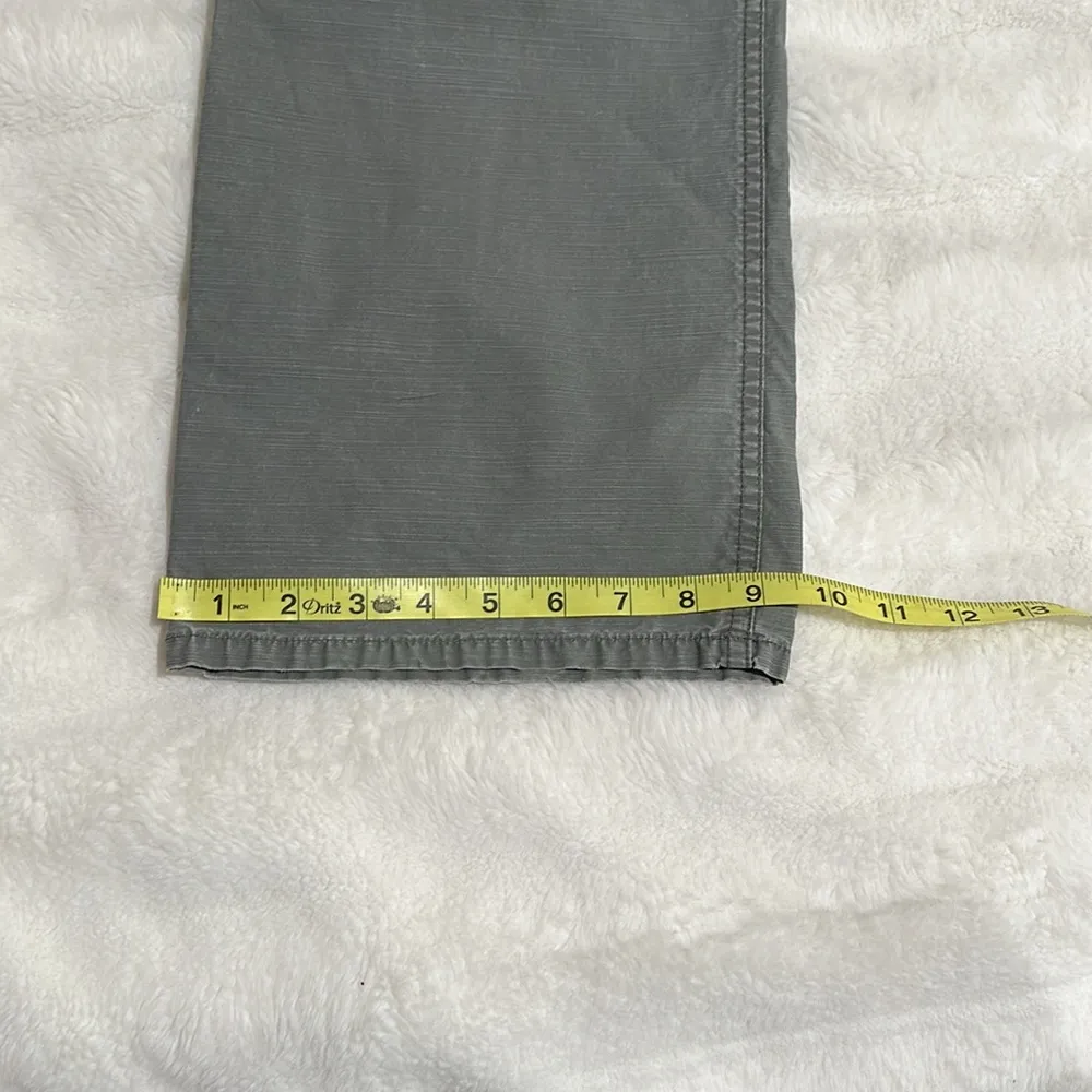 Horny Toad size 10 Army Green Khaki Cargo Pants - Image 10