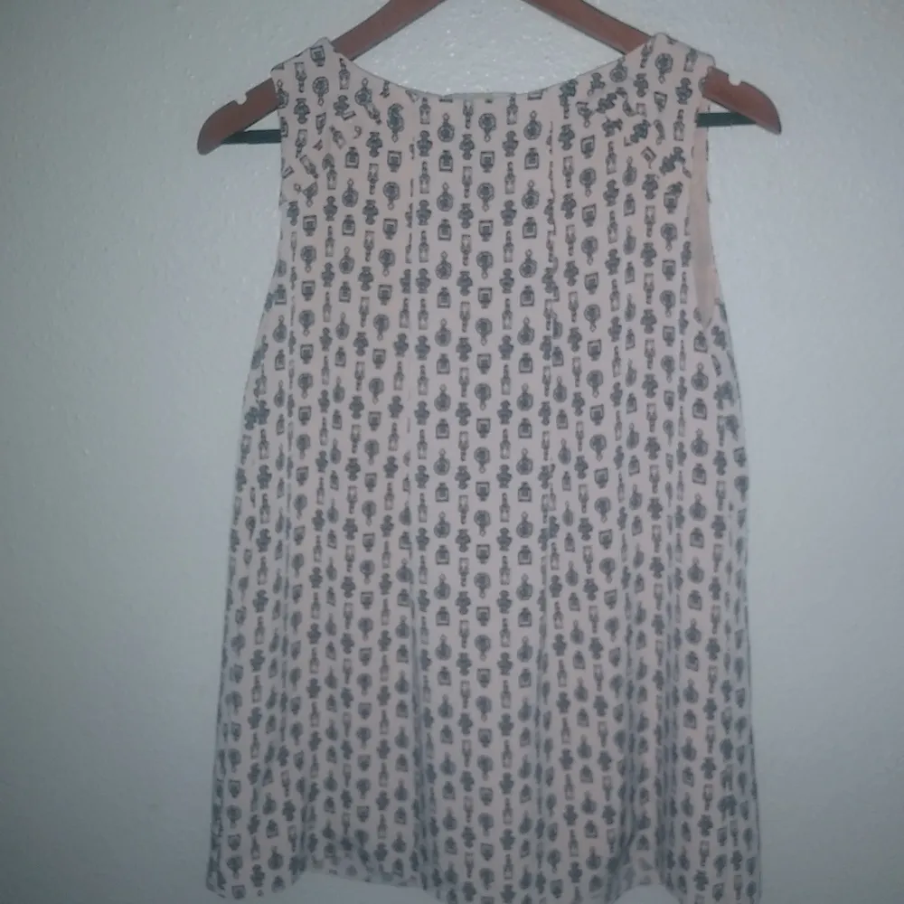 A Pea in the Pod M Parfume Sleeveless Lined Dusty Rose Babydoll Top Maternity - Image 3