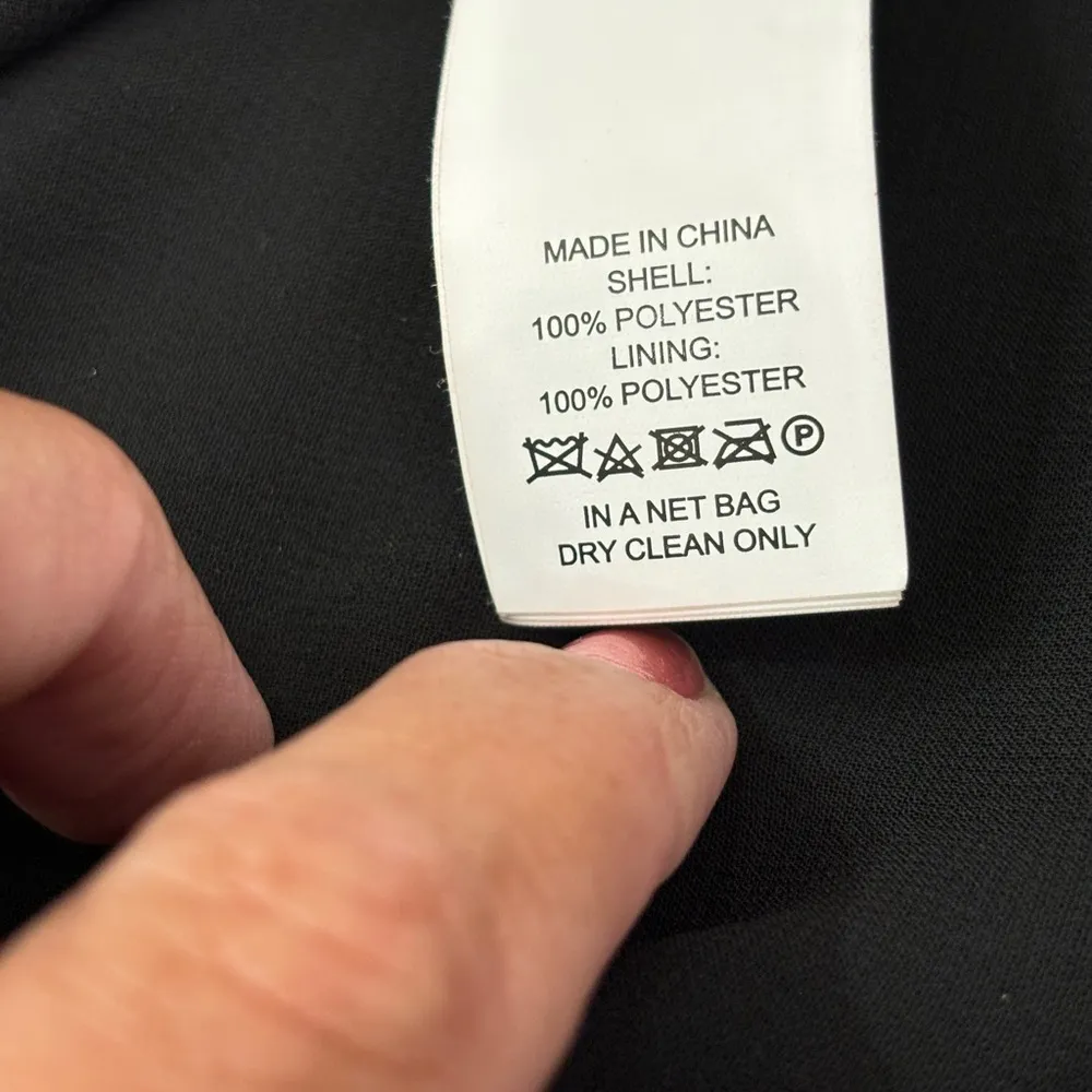 Kate Spade sequin dress black plunging neckline size 2 - Image 10