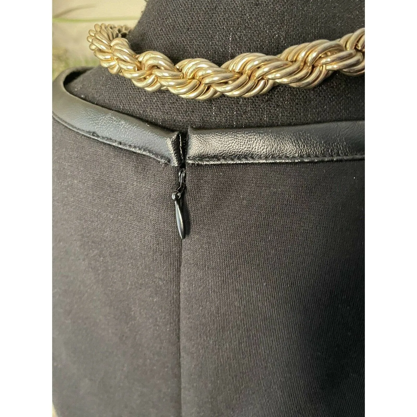 Rafaella Black Sheath Dress Size 10P - Image 8