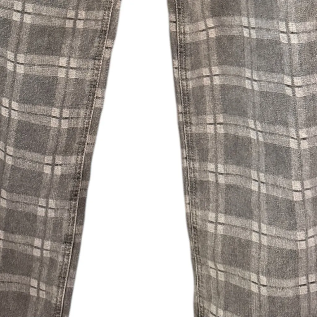 NWT Forever 21 Plaid Baggy Jeans - Image 5