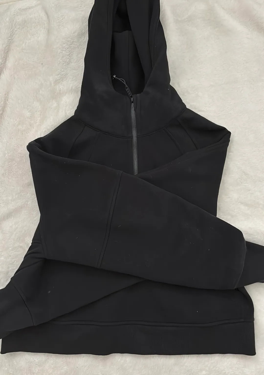Scuba Oversized Half-Zip Hoodie XS S - Image 3