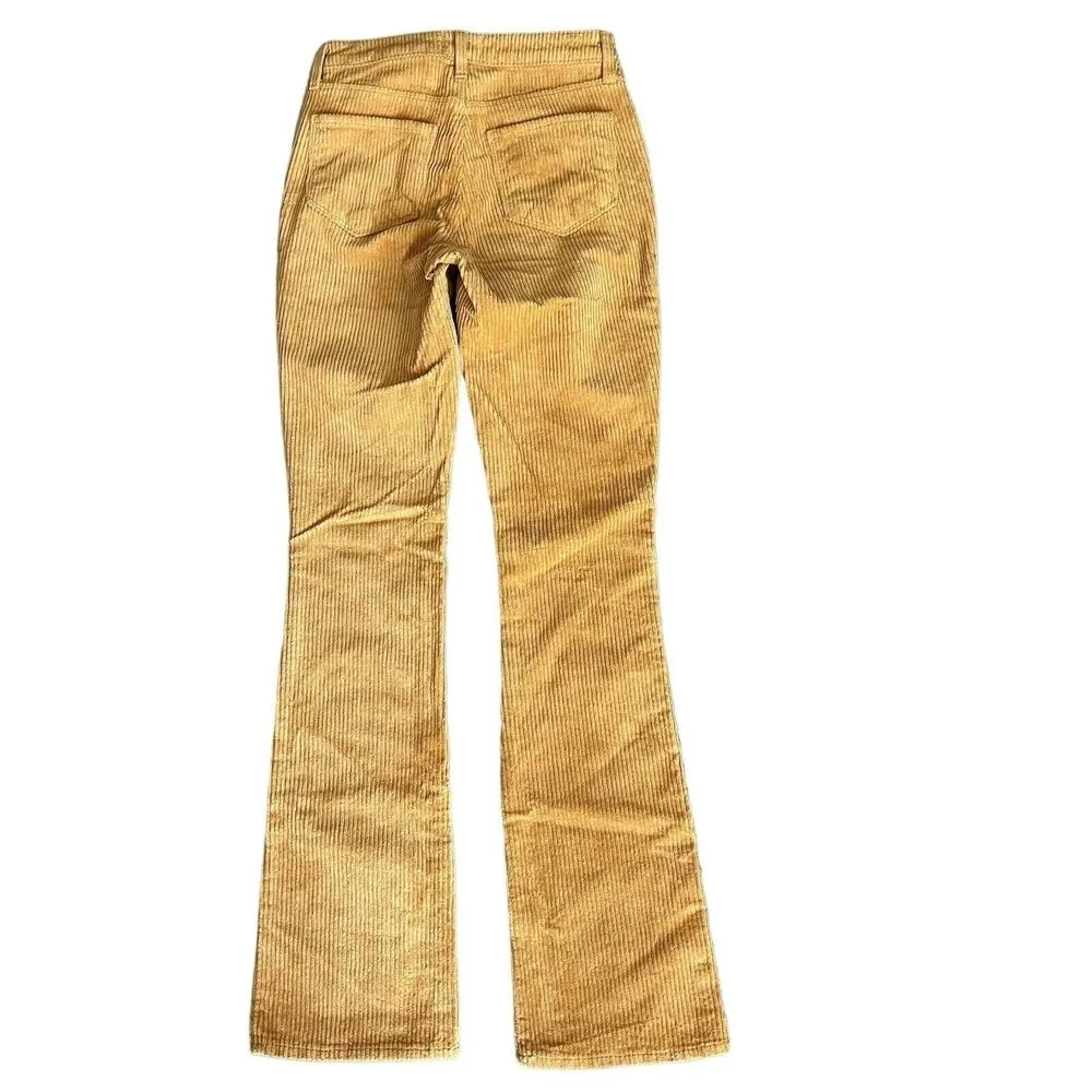 L’Agence Corduroy Pants Womens Size 25 Oriana Mustard Yellow - Image 3